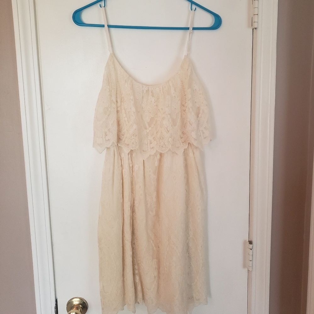 Ivory Lace Dress NWT